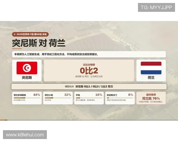 2026年世界杯突尼斯对阵荷兰比赛详细数据表与赛前分析报告